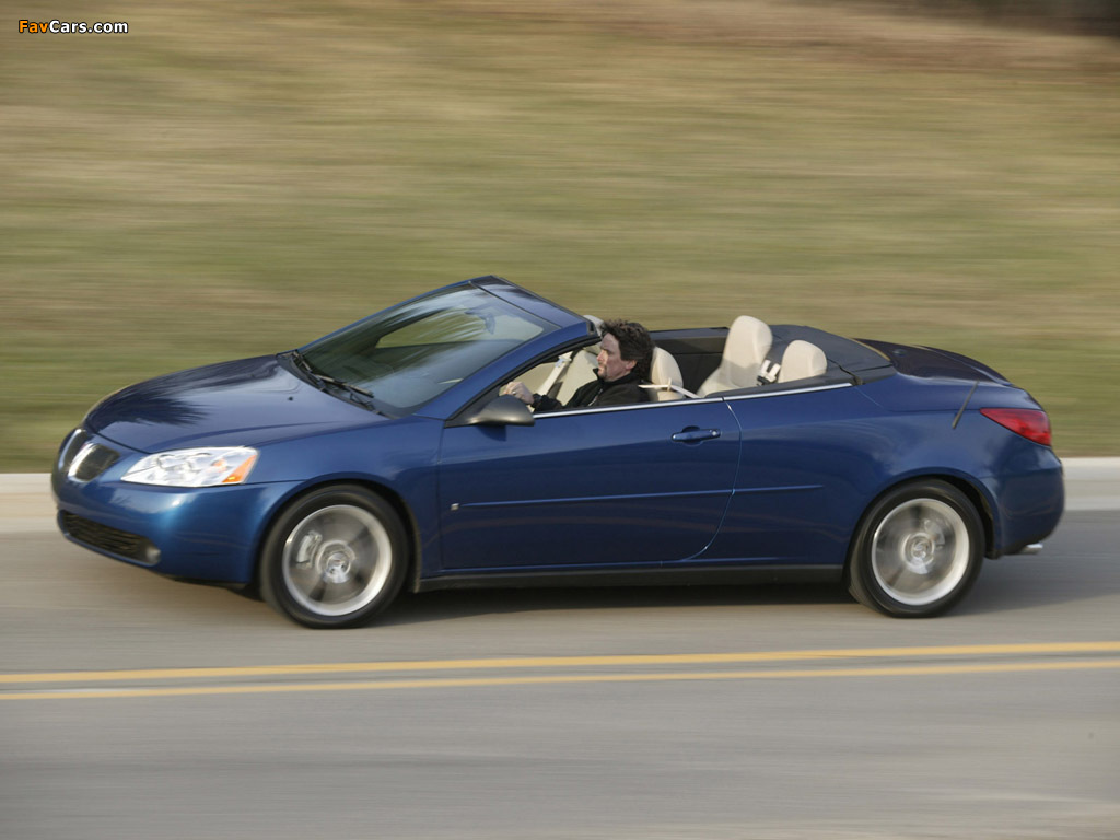 Pontiac G6 Convertible 2006–09 pictures (1024 x 768)