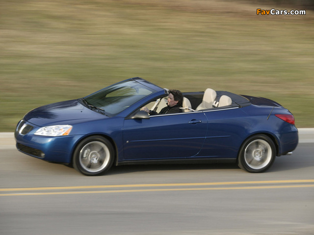 Pontiac G6 Convertible 2006–09 pictures (640 x 480)
