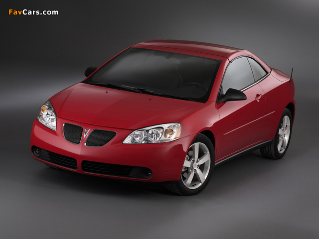 Pontiac G6 GT Convertible 2006–09 pictures (640 x 480)