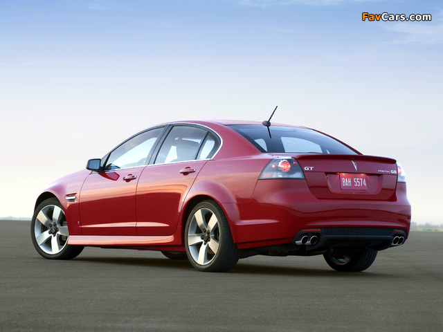 Pictures of Pontiac G8 GT 2008–09 (640 x 480)