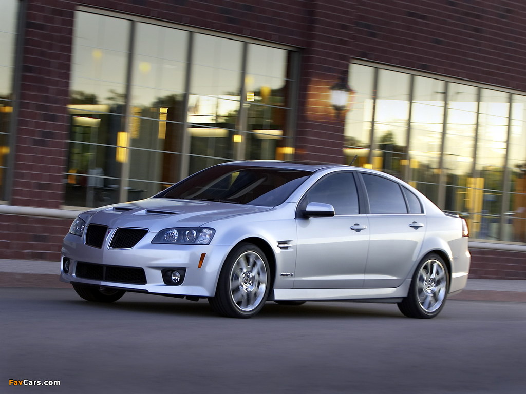 Pontiac G8 GXP 2008–09 pictures (1024 x 768)