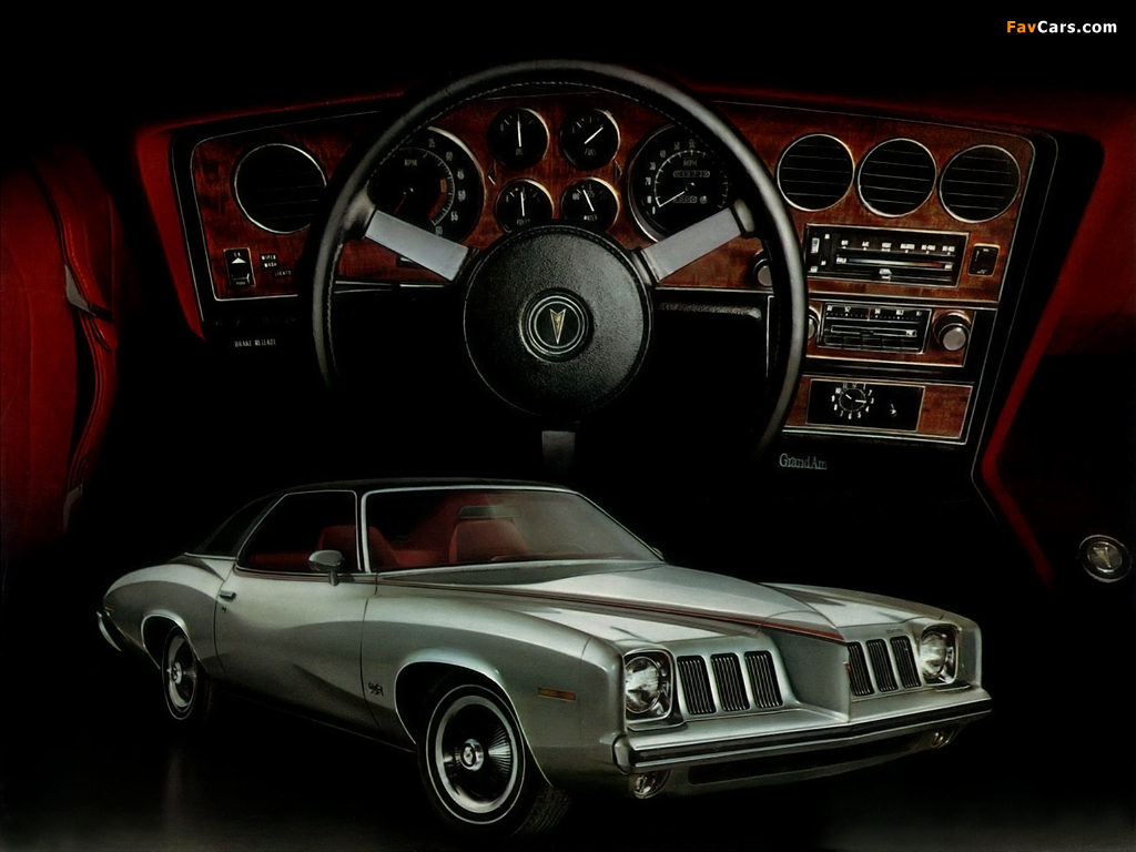 Pontiac Grand Am olonnade 2-door Hardtop Coupe 1973 photos (1024 x 768)