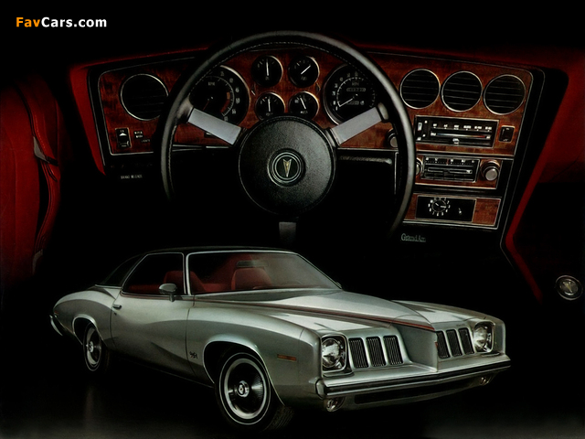 Pontiac Grand Am olonnade 2-door Hardtop Coupe 1973 photos (640 x 480)