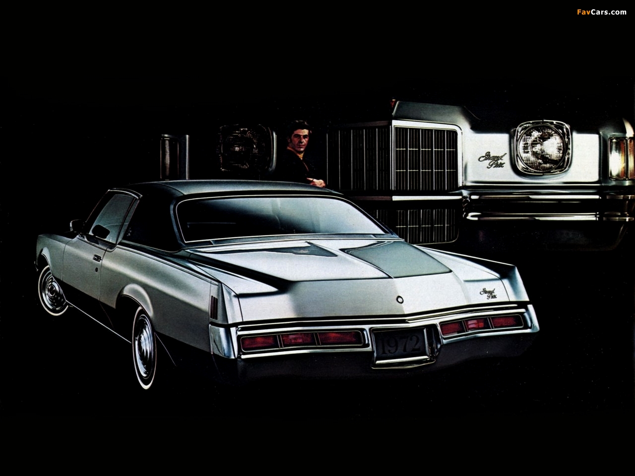 Pontiac Grand Prix 2-door Hardtop Coupe (2K57) 1972 pictures (1280 x 960)