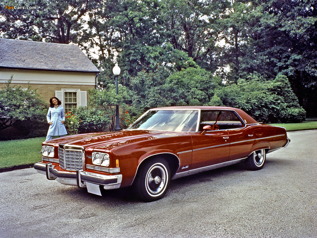 Pontiac Grand Ville Hardtop Sedan (P49) 1974 photos (1024 x 768)