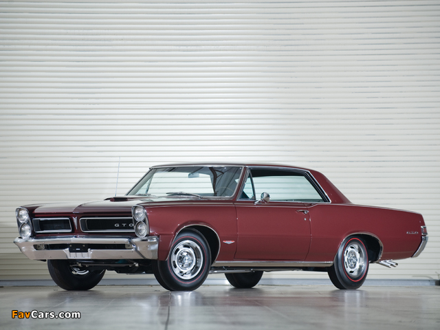 Images of Pontiac Tempest LeMans GTO Hardtop Coupe 1965 (640 x 480)