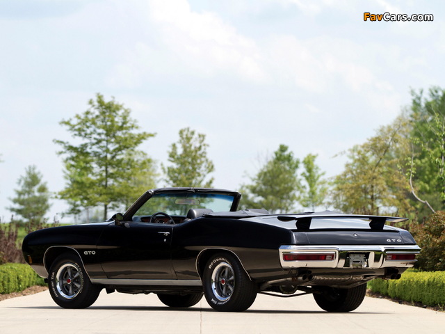 Images of Pontiac GTO Convertible (4267) 1970 (640 x 480)
