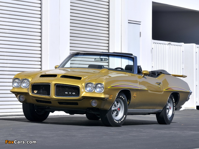 Images of Pontiac GTO The Judge Convertible 1971 (640 x 480)