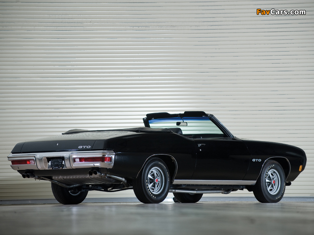 Pictures of Pontiac GTO Convertible (4267) 1970 (640 x 480)