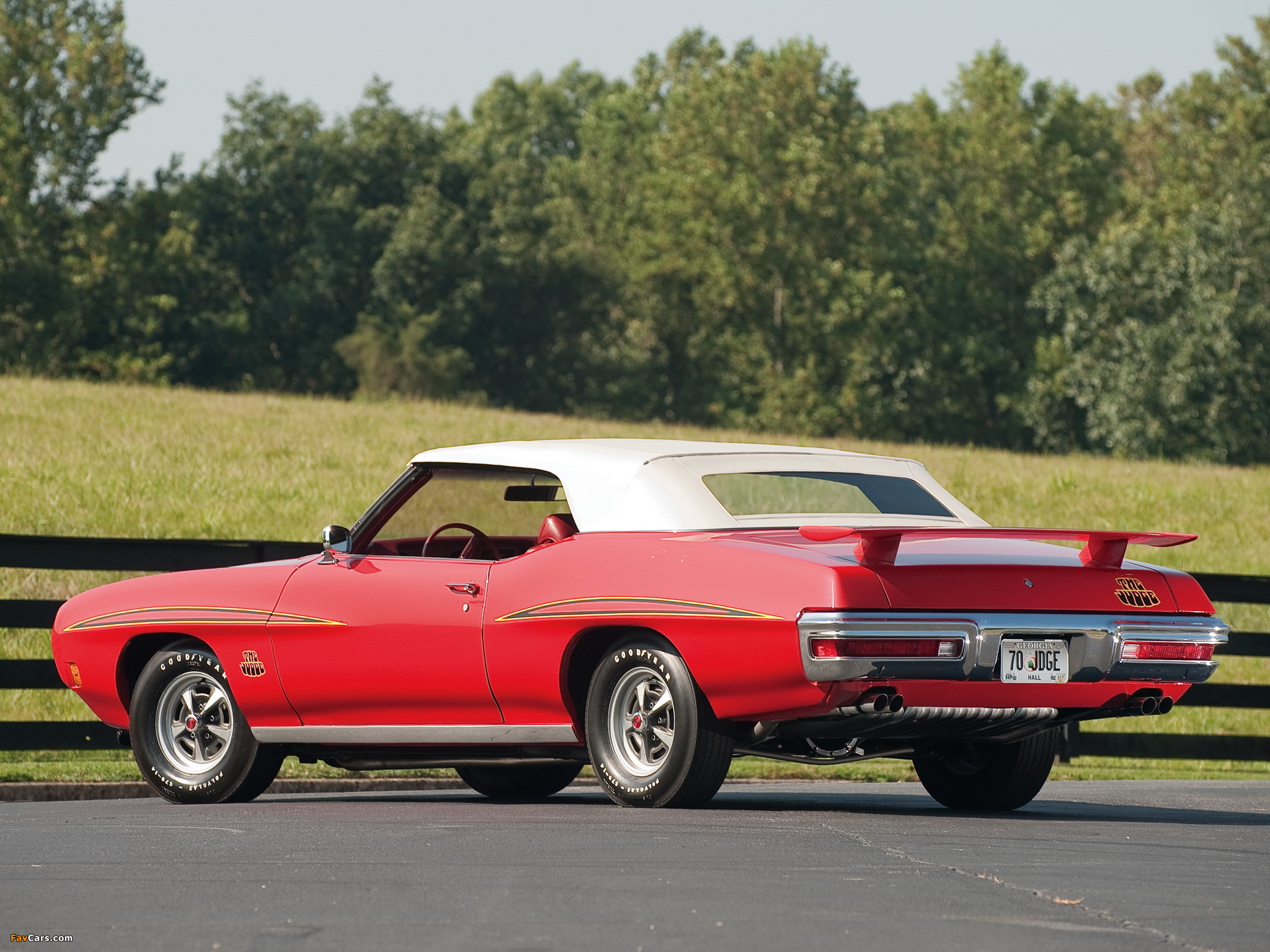 Pictures of Pontiac GTO The Judge Convertible (4267) 1970 (2048 x 1536)