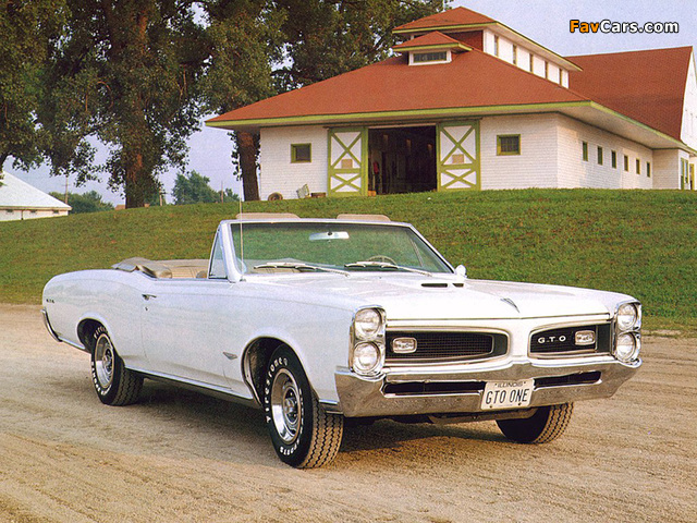 Pontiac Tempest GTO Convertible 1966 pictures (640 x 480)
