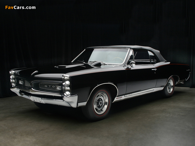 Pontiac Tempest GTO HO Convertible 1967 pictures (640 x 480)