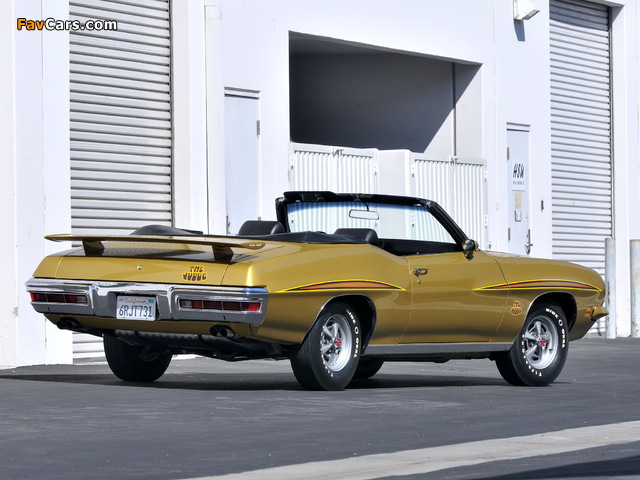 Pontiac GTO The Judge Convertible 1971 pictures (640 x 480)