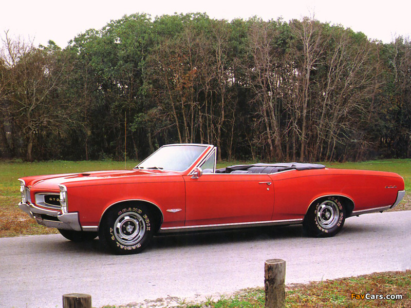 Pontiac Tempest GTO Convertible 1966 wallpapers (800 x 600)