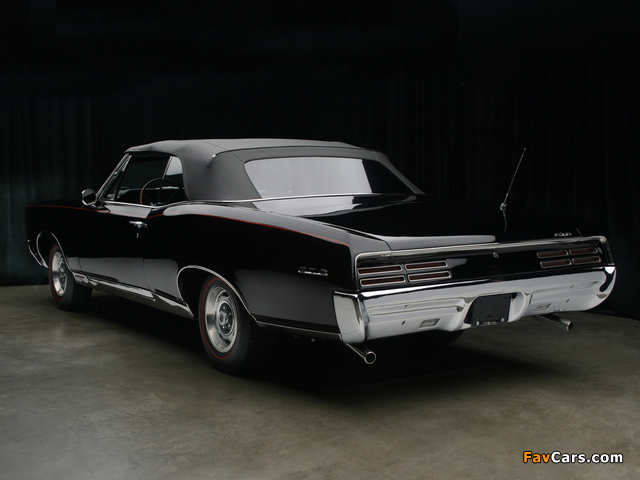 Pontiac Tempest GTO HO Convertible 1967 wallpapers (640 x 480)