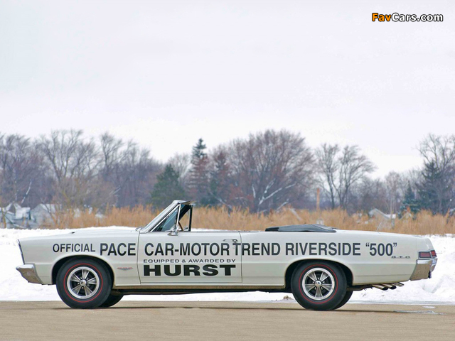 Images of Pontiac Tempest LeMans GTO Convertible Pace Car 1965 (640 x 480)