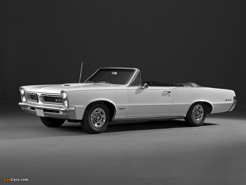 Images of Pontiac Tempest LeMans GTO Convertible 1965 (1024 x 768)