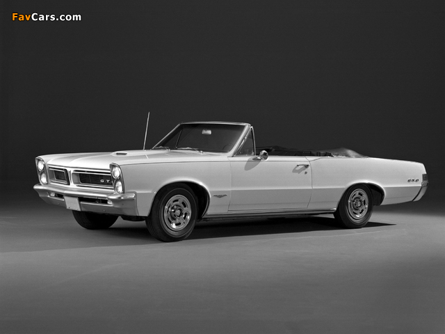 Images of Pontiac Tempest LeMans GTO Convertible 1965 (640 x 480)