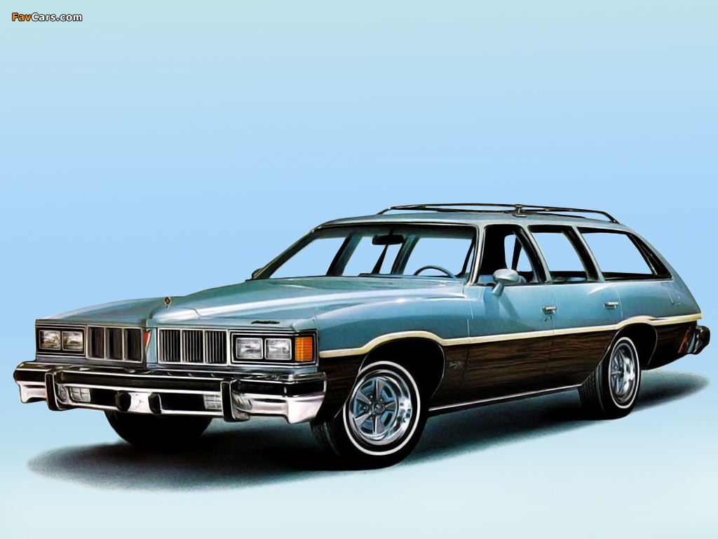 Pictures of Pontiac Grand LeMans Safari Wagon 1976 (1024 x 768)