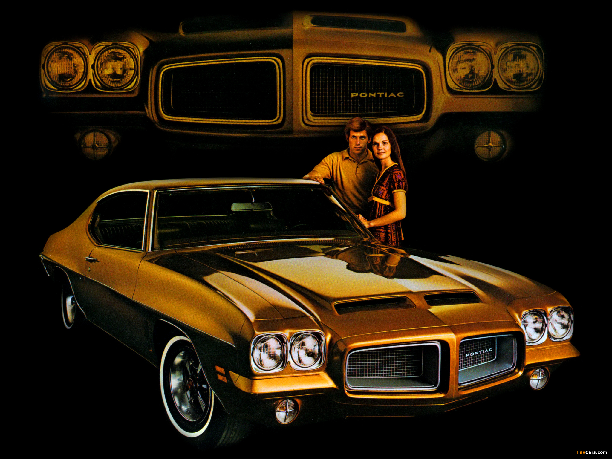 Pontiac LeMans Hardtop Coupe with endura-bumper option 1972 images (2048 x 1536)