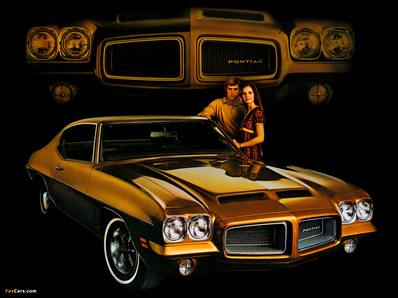 Pontiac LeMans Hardtop Coupe with endura-bumper option 1972 images (1280 x 960)