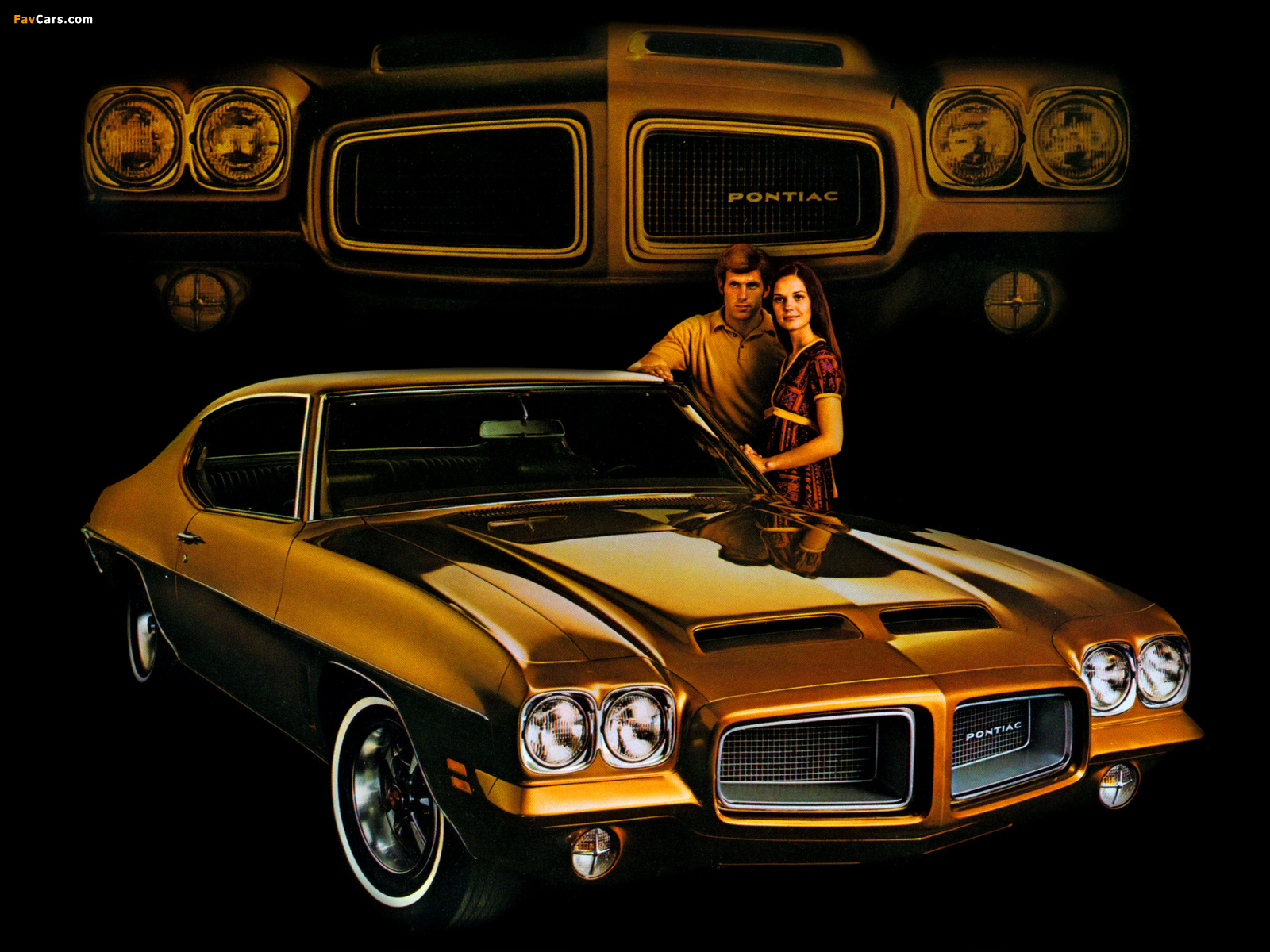 Pontiac LeMans Hardtop Coupe with endura-bumper option 1972 images (1600 x 1200)