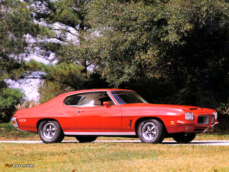 Pontiac LeMans GTO Hardtop Coupe (D37) 1972 images (800 x 600)