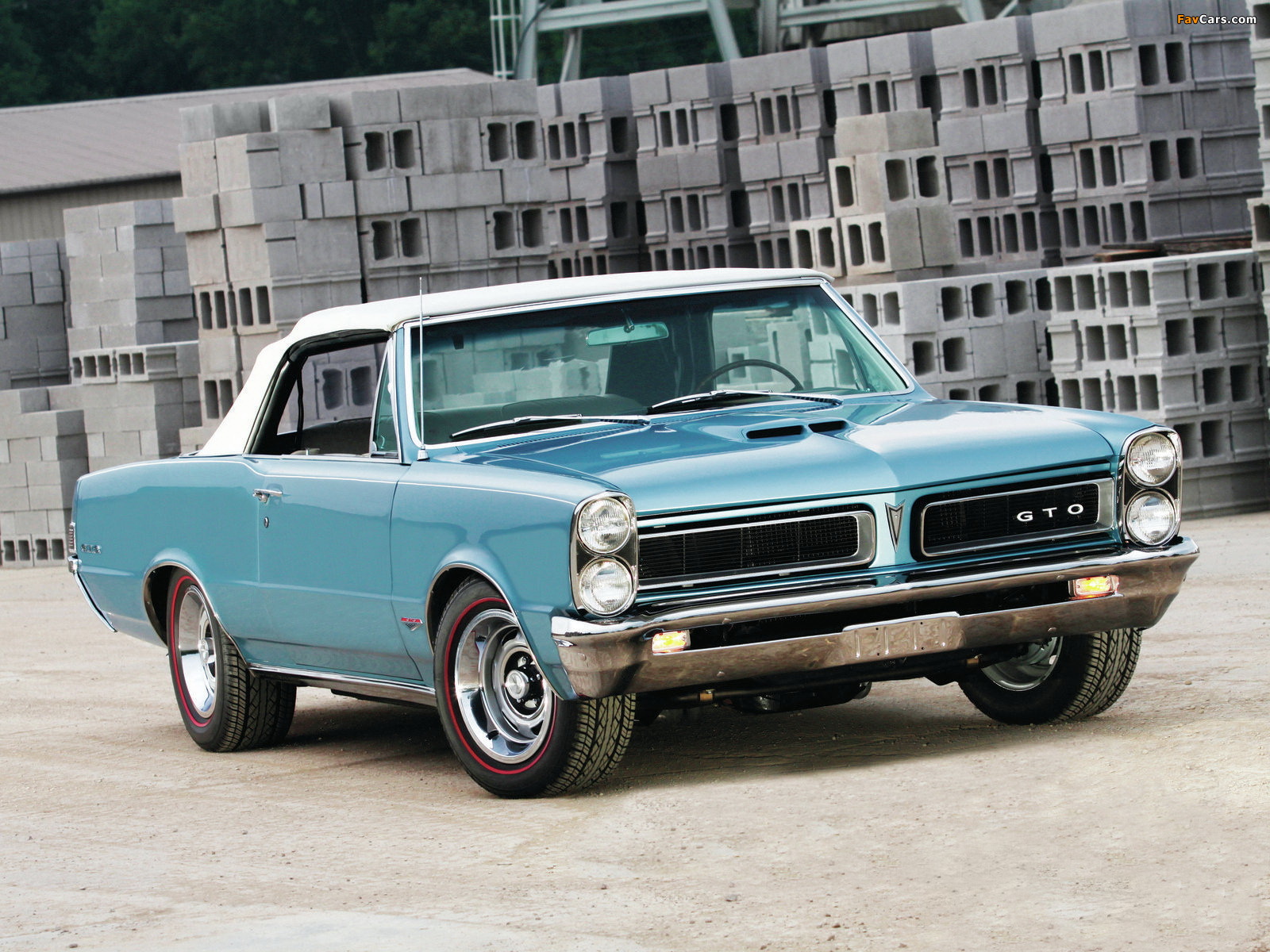 Pontiac Tempest LeMans GTO Convertible 1965 wallpapers (1600 x 1200)