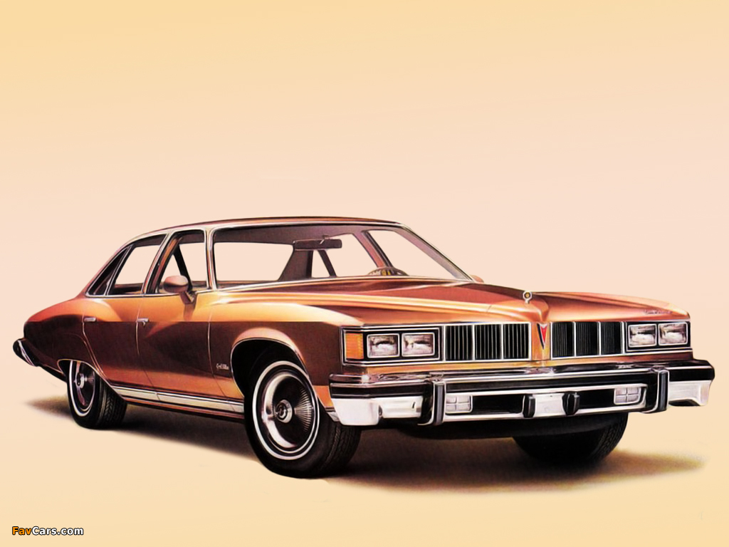 Pontiac Grand LeMans 4-door Sedan 1976 wallpapers (1024 x 768)
