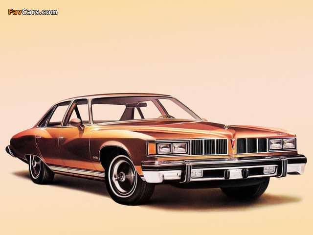 Pontiac Grand LeMans 4-door Sedan 1976 wallpapers (640 x 480)