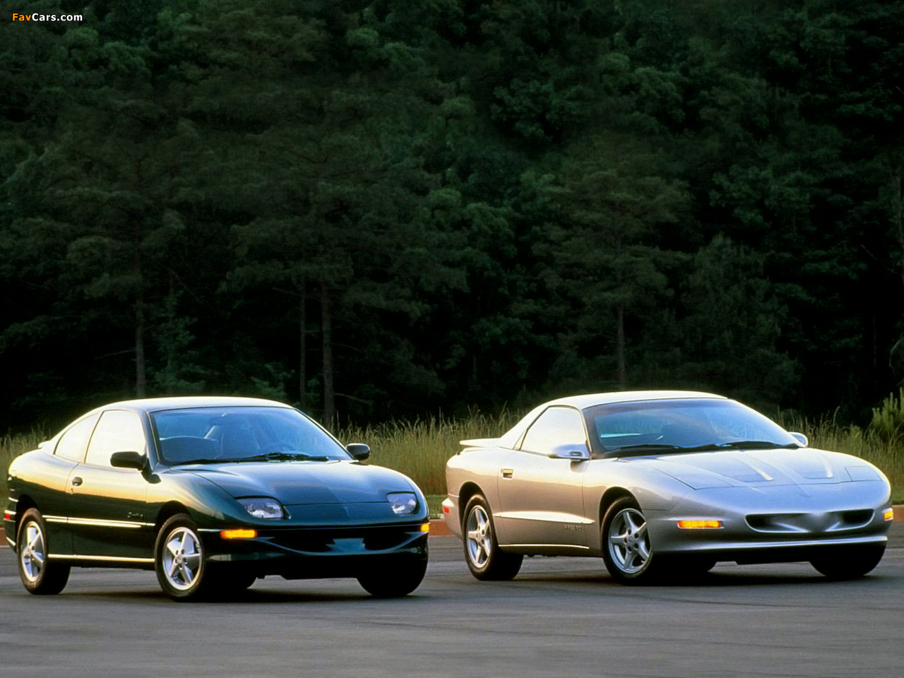 Pontiac Sunfire Coupe & Firebird 1996 images (1280 x 960)