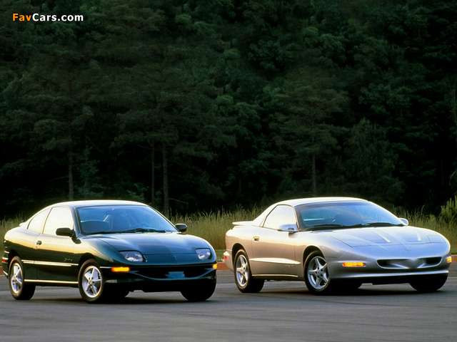 Pontiac Sunfire Coupe & Firebird 1996 images (640 x 480)