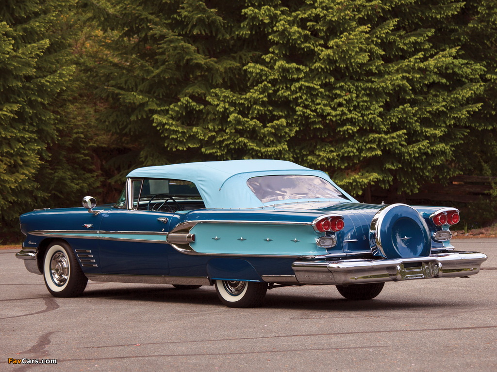 Pontiac Parisienne Convertible 1958 images (1024 x 768)