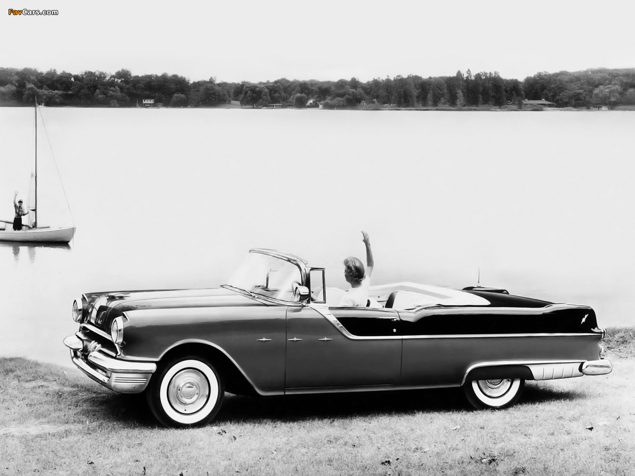 Photos of Pontiac Star Chief Convertible 1955 (1280 x 960)