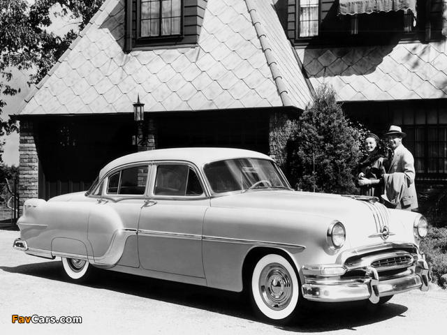 Pontiac Star Chief Custom Sedan (2869WSD) 1954 wallpapers (640 x 480)