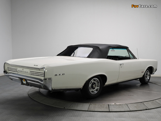 Pontiac Tempest GTO Convertible 1967 pictures (640 x 480)