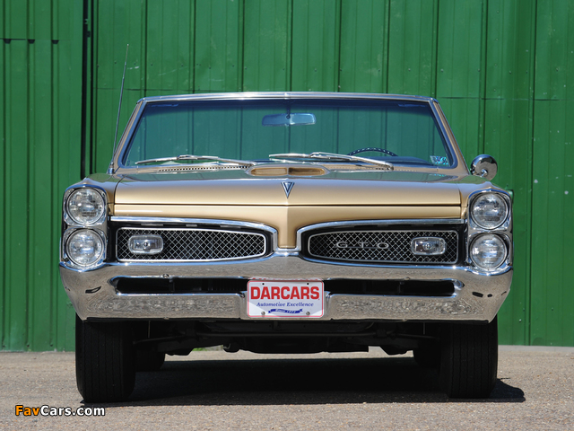 Pontiac Tempest GTO Convertible 1967 pictures (640 x 480)