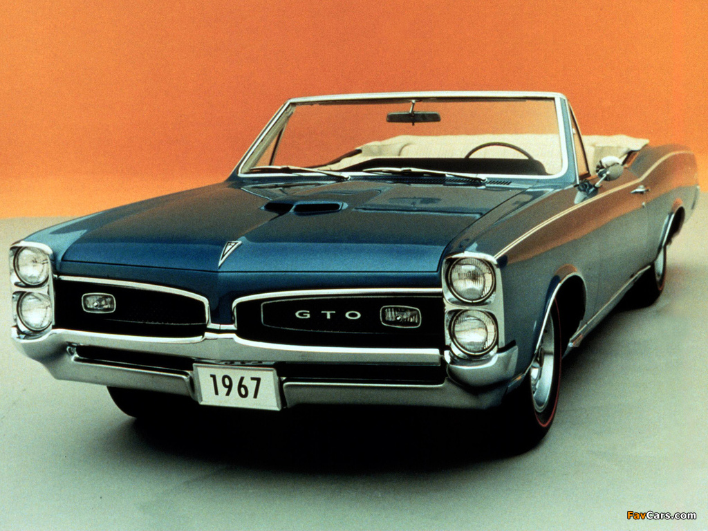 Pontiac Tempest GTO Convertible 1967 wallpapers (1024 x 768)