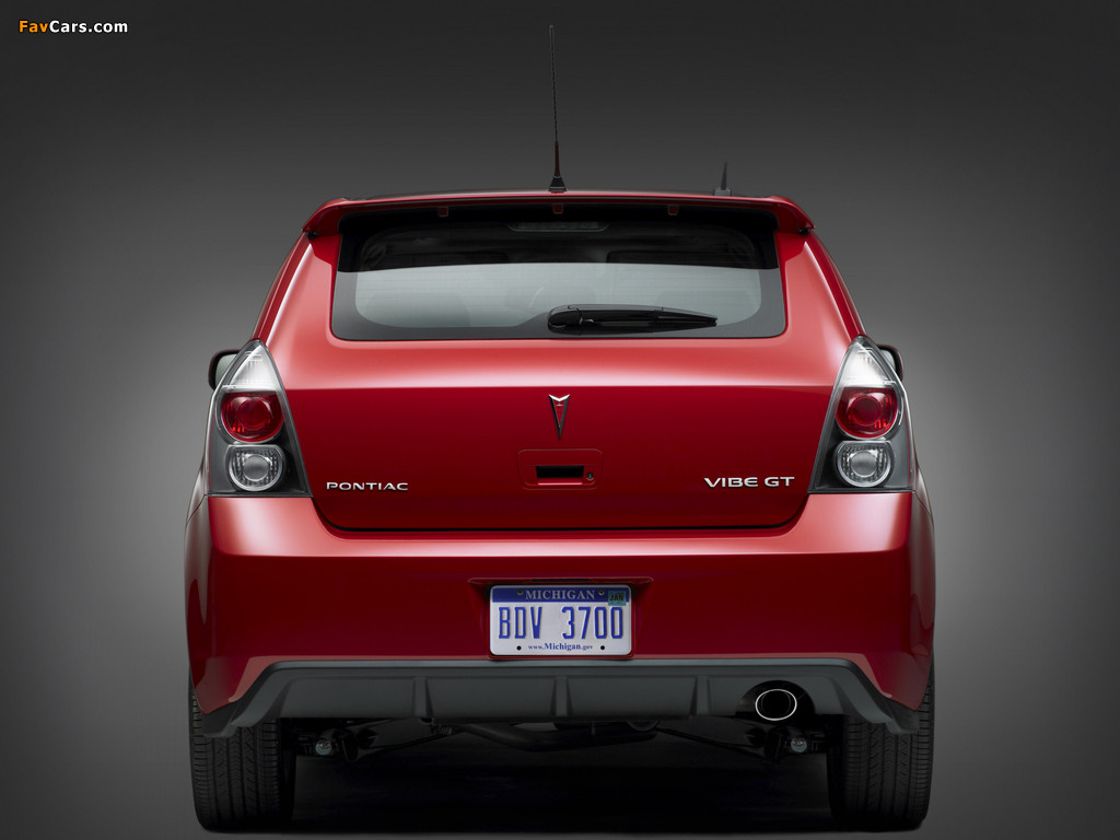 Pontiac Vibe GT 2008–09 pictures (1024 x 768)