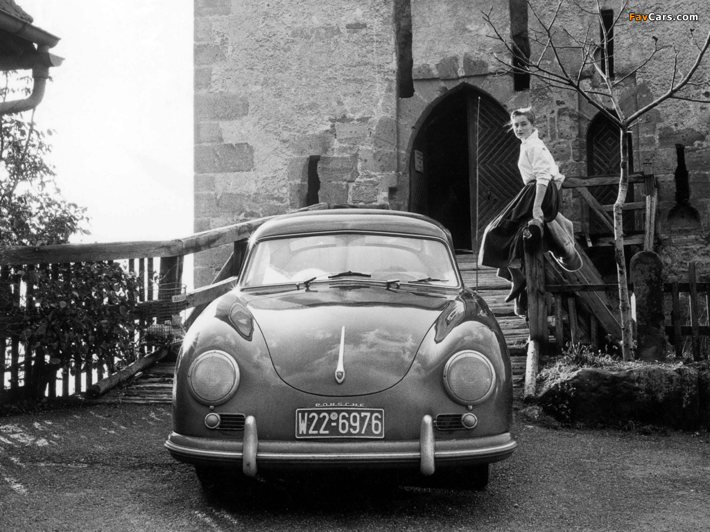 Images of Porsche 356 Bent-Window Coupe by Reutter 1954 (1024 x 768)