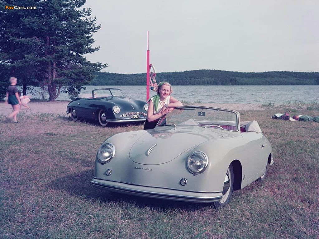 Photos of Porsche 356 1500 Cabriolet 1952–55 (1024 x 768)