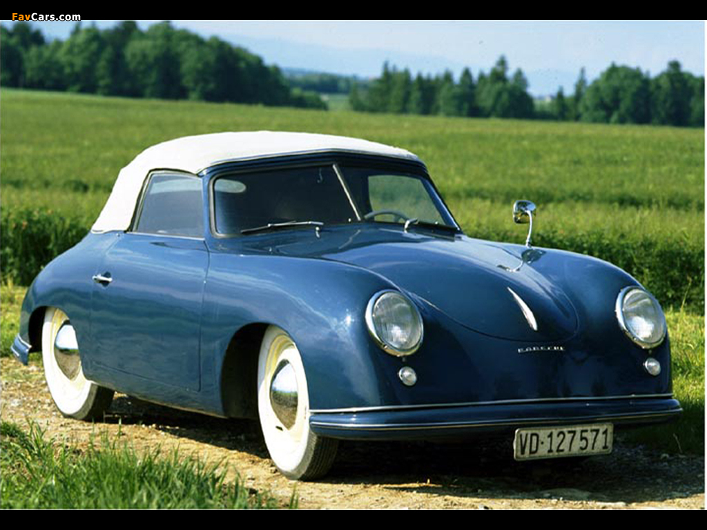 Porsche 356 1500 Cabriolet 1952–55 images (1024 x 768)