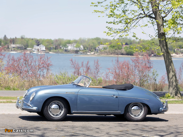 Images of Porsche 356A 1600 Speedster by Reutter US-spec (T1) 1955–57 (640 x 480)