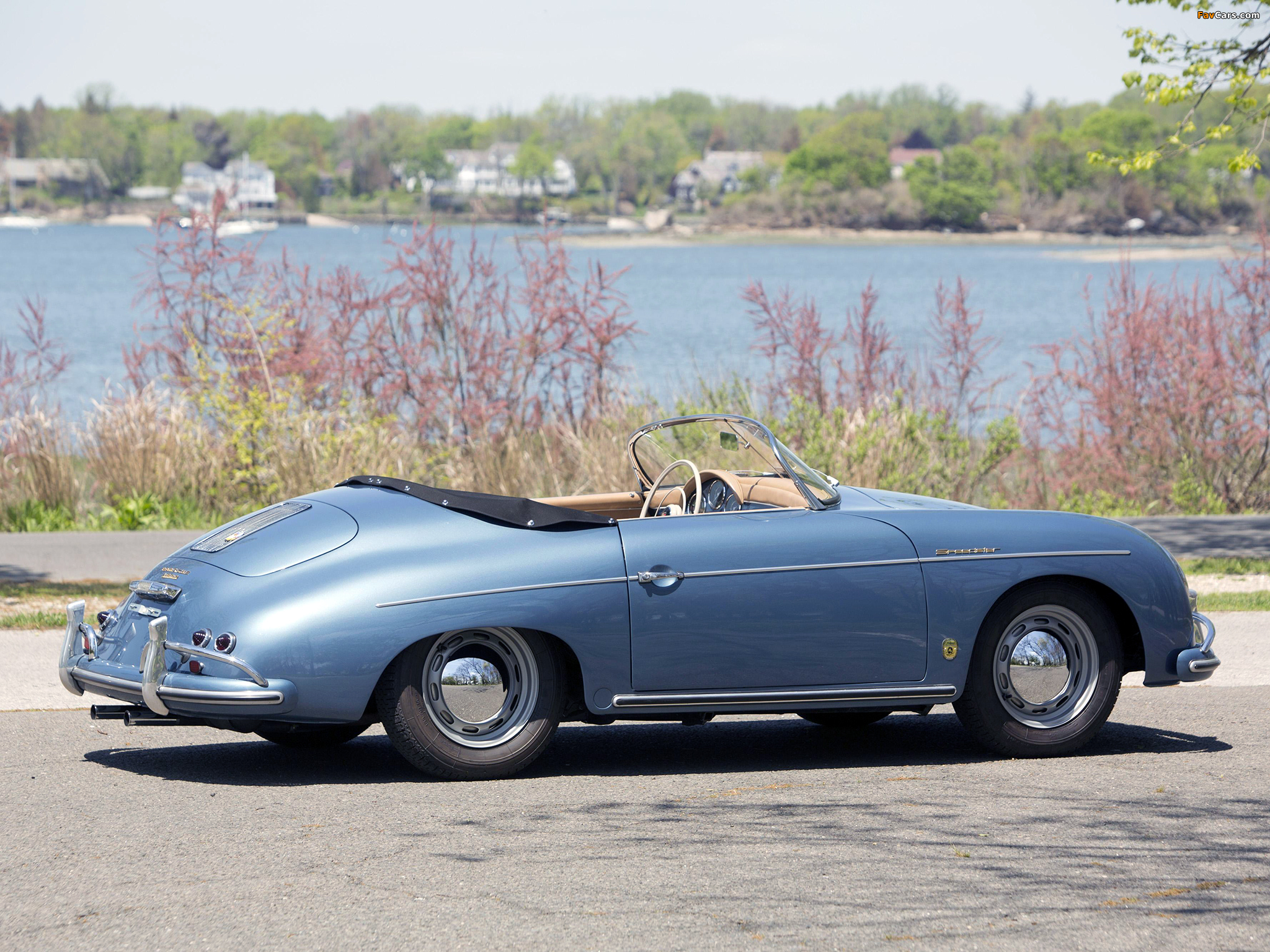 Pictures of Porsche 356A 1600 Speedster by Reutter US-spec (T1) 1955–57 (2048 x 1536)