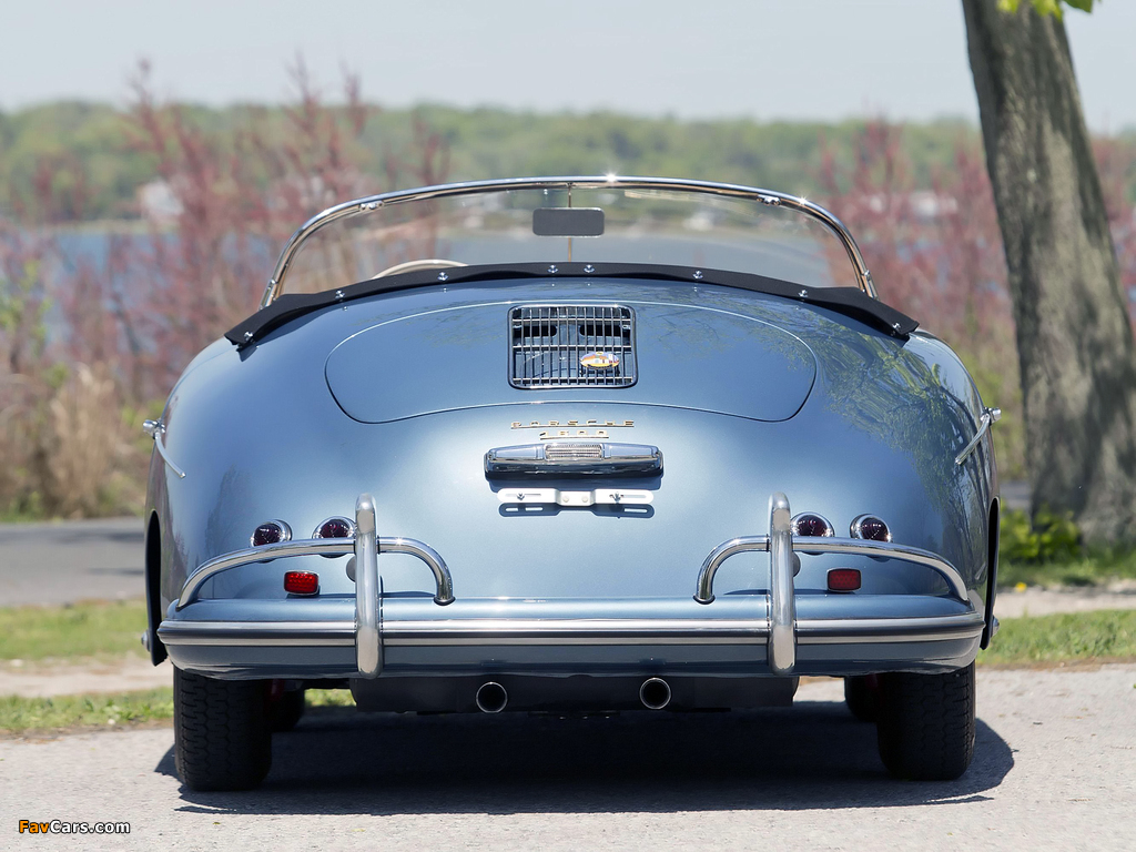 Porsche 356A 1600 Speedster by Reutter US-spec (T1) 1955–57 images (1024 x 768)