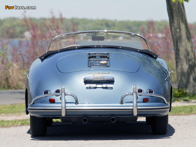 Porsche 356A 1600 Speedster by Reutter US-spec (T1) 1955–57 images (640 x 480)