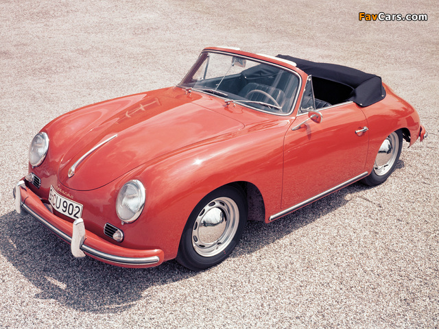 Porsche 356A Cabriolet 1955–59 images (640 x 480)