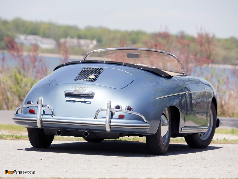 Porsche 356A 1600 Speedster by Reutter US-spec (T1) 1955–57 photos (800 x 600)