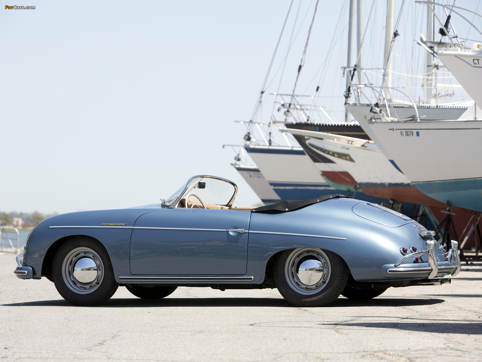 Porsche 356A 1600 Speedster by Reutter US-spec (T1) 1955–57 photos (1600 x 1200)