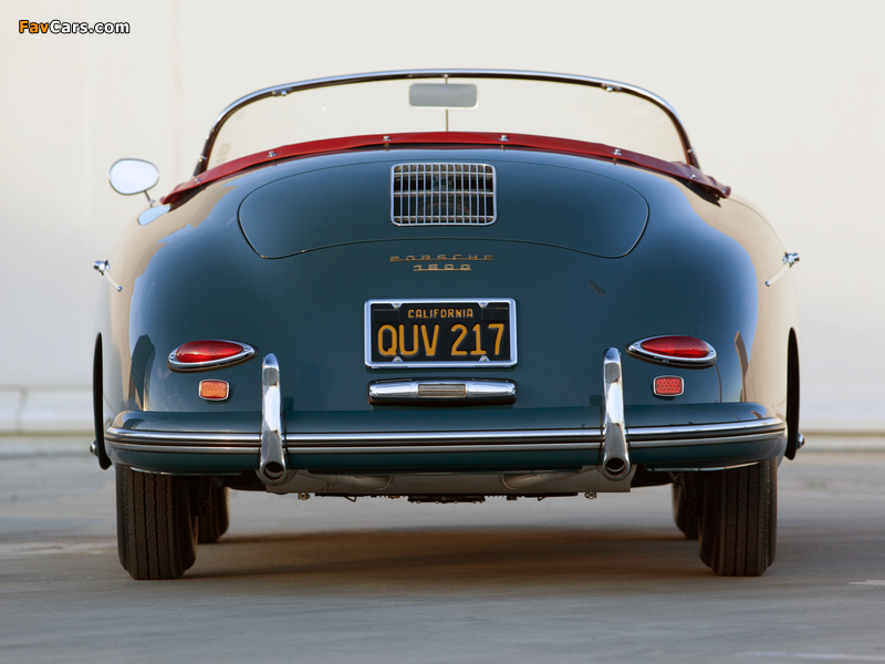 Porsche 356A 1600 Speedster 1956–58 photos (800 x 600)